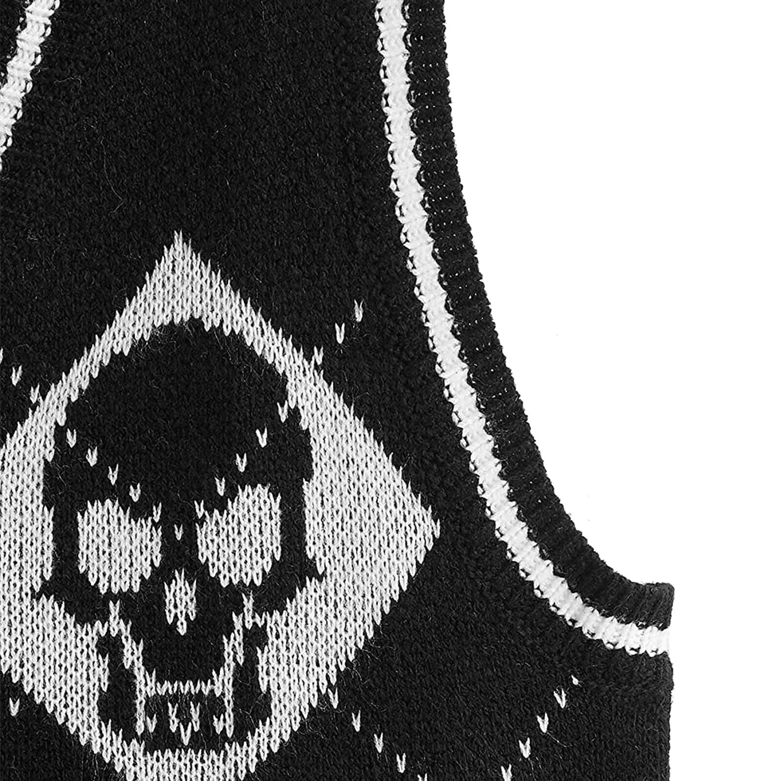 Skull  Sweater Vest