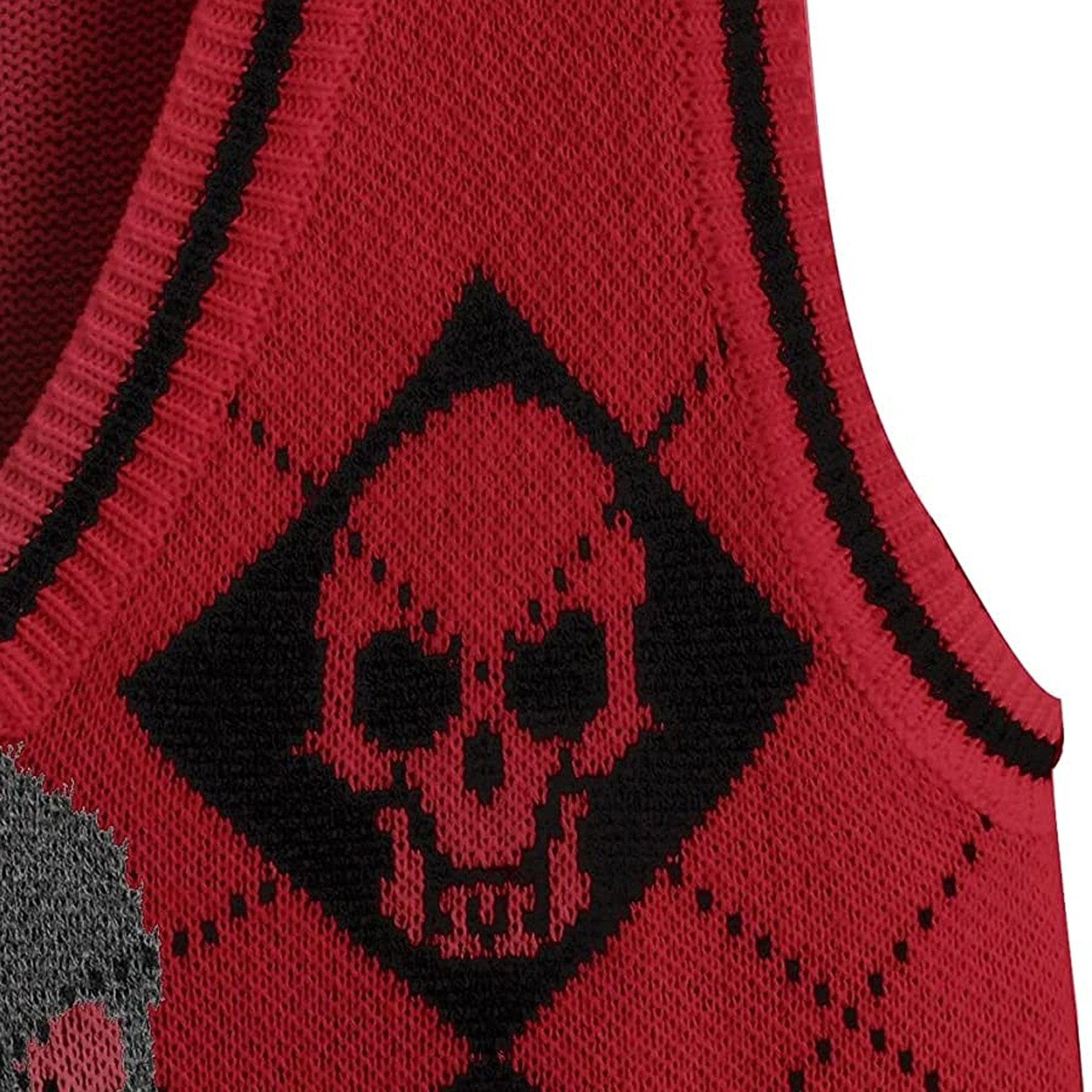 Skull  Sweater Vest