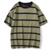 Short sleeve Striped T Shirt