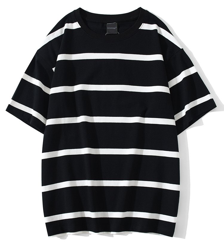 Short sleeve Striped T Shirt