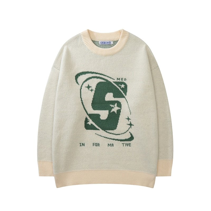 Start Crew Neck Oversized Sweaters