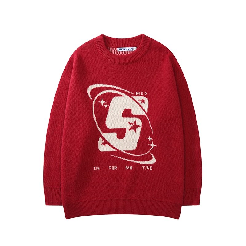 Start Crew Neck Oversized Sweaters