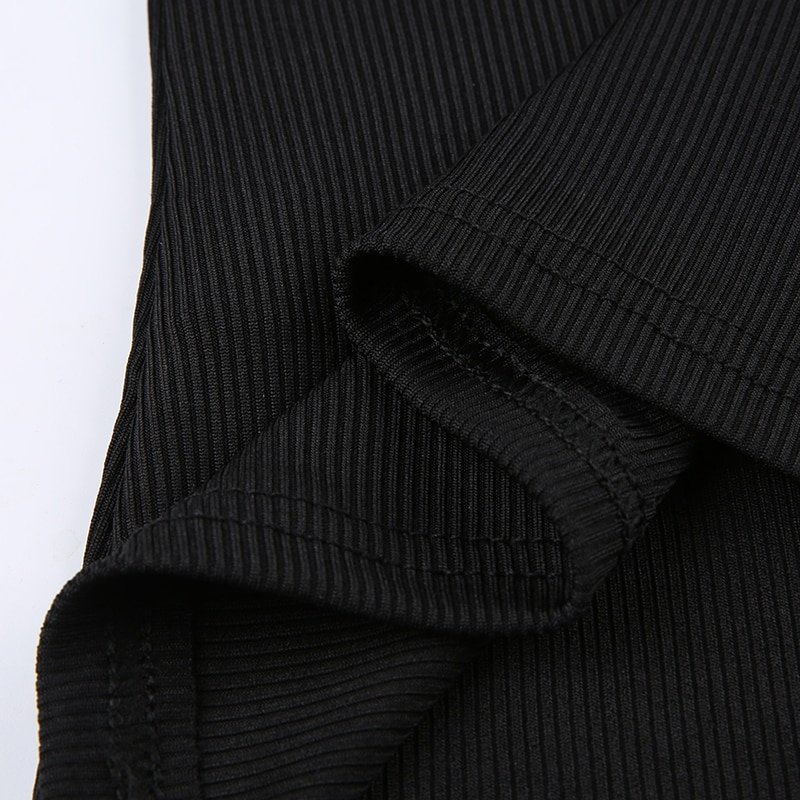 Black Slash Neck Long Sleeve Tops Black Slash Neck Long Sleeve Tops