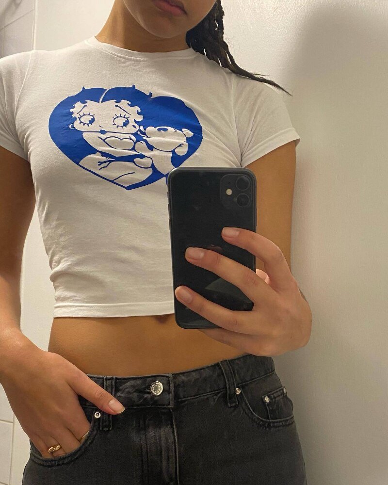 Betty Boop Crop Tops