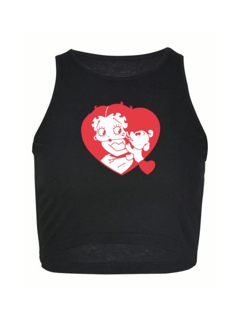 Betty Boop Crop Tops