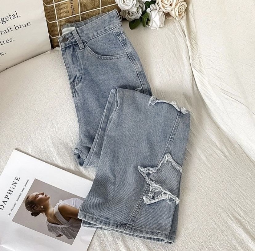 Streetwear Blue star Jeans