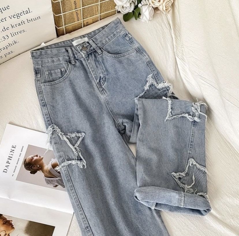 Streetwear Blue star Jeans