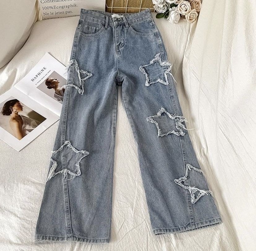 Streetwear Blue star Jeans