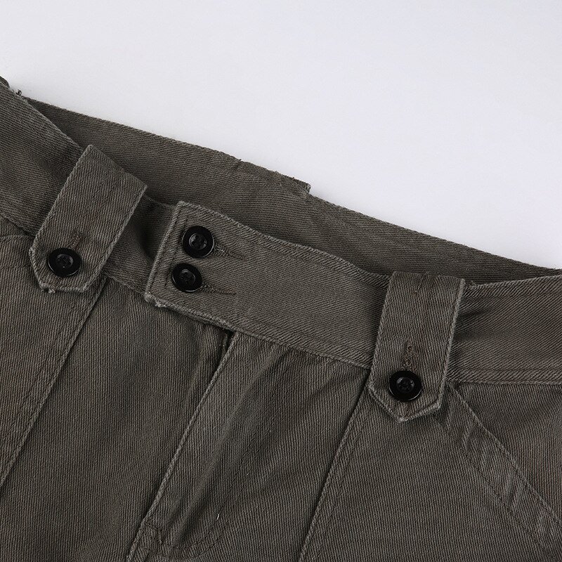 Pockets Stitching Straight Cargo Pants Pockets Stitching Straight Cargo Pants