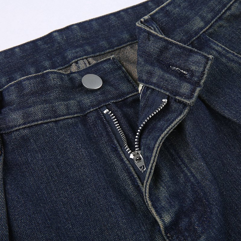 Pockets Stitching Straight Cargo Pants Pockets Stitching Straight Cargo Pants