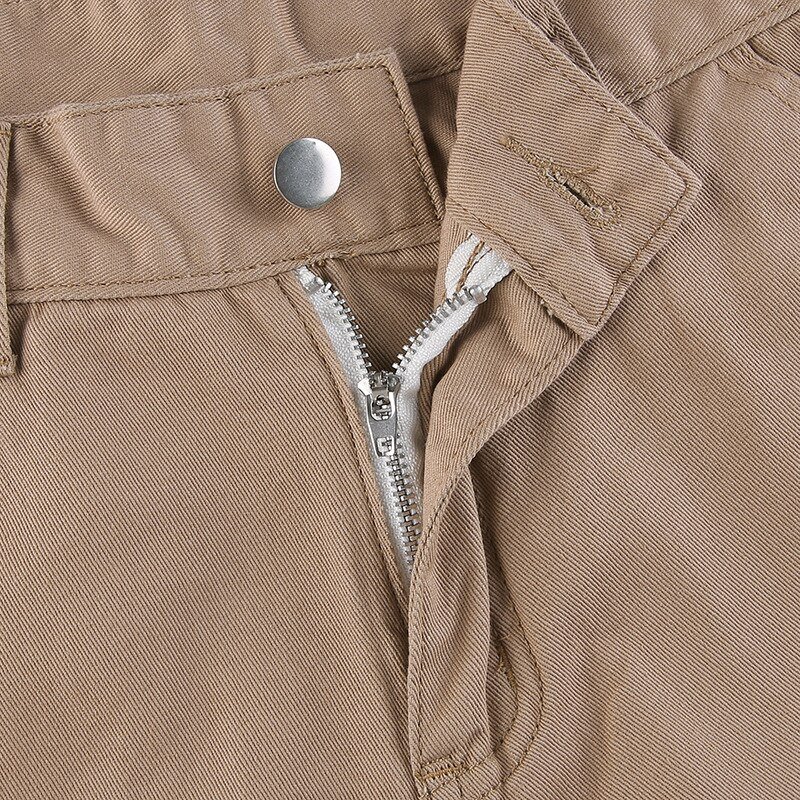 Pockets Stitching Straight Cargo Pants Pockets Stitching Straight Cargo Pants