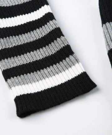 Striped Sweater Off Shoulder Knitted Sweater 5 46364 ohh7pt