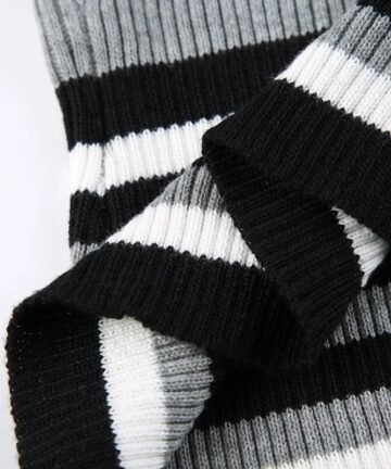 Striped Sweater Off Shoulder Knitted Sweater 4 46364 ssh03n