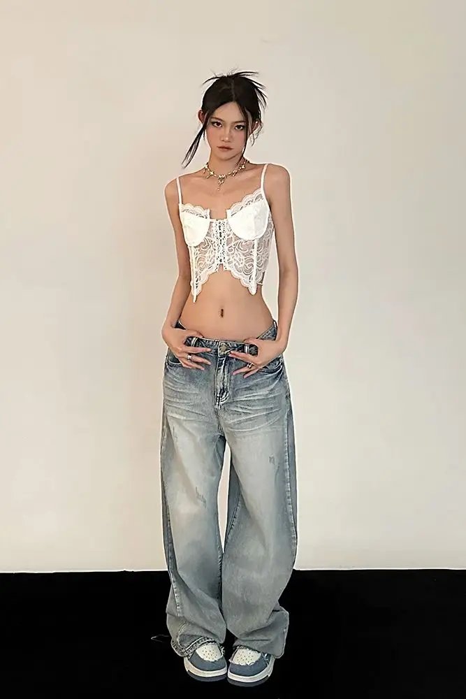 Distressed Baggy Jeans