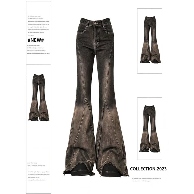 Vintage Black Flare Jeans