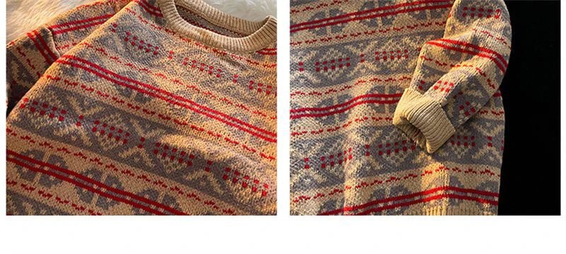 loose casual retro knit Sweater