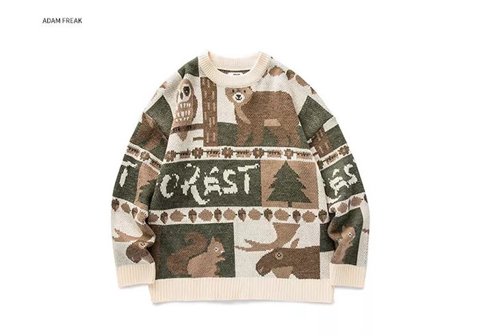 Cute Bear Knitted Sweater Cute Bear Knitted Sweater