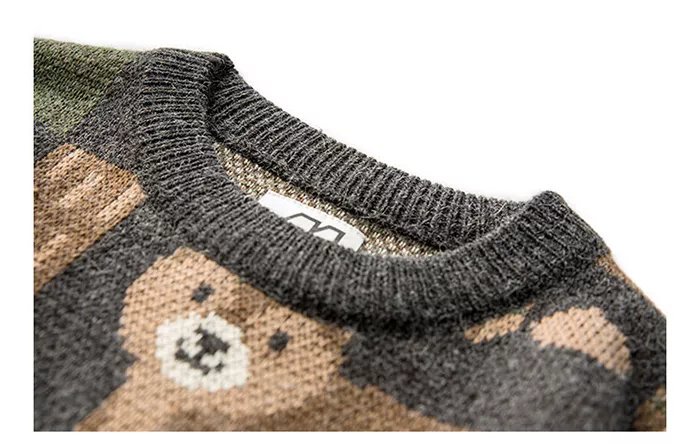 Cute Bear Knitted Sweater Cute Bear Knitted Sweater