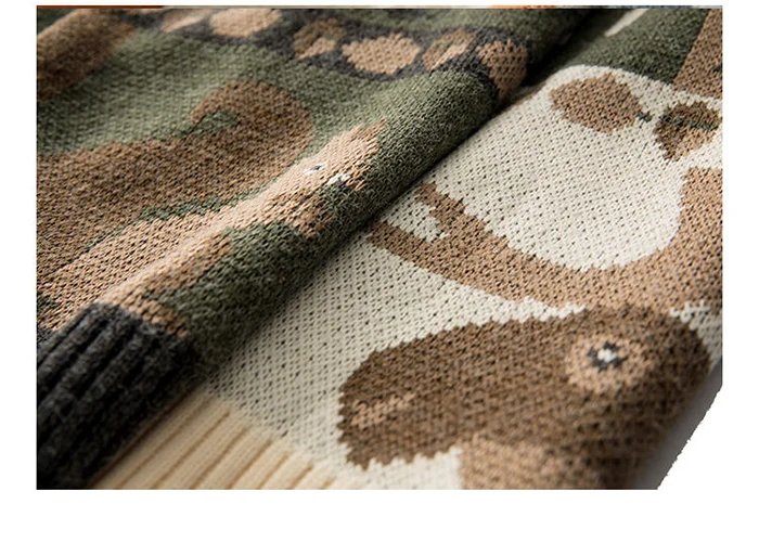 Cute Bear Knitted Sweater Cute Bear Knitted Sweater