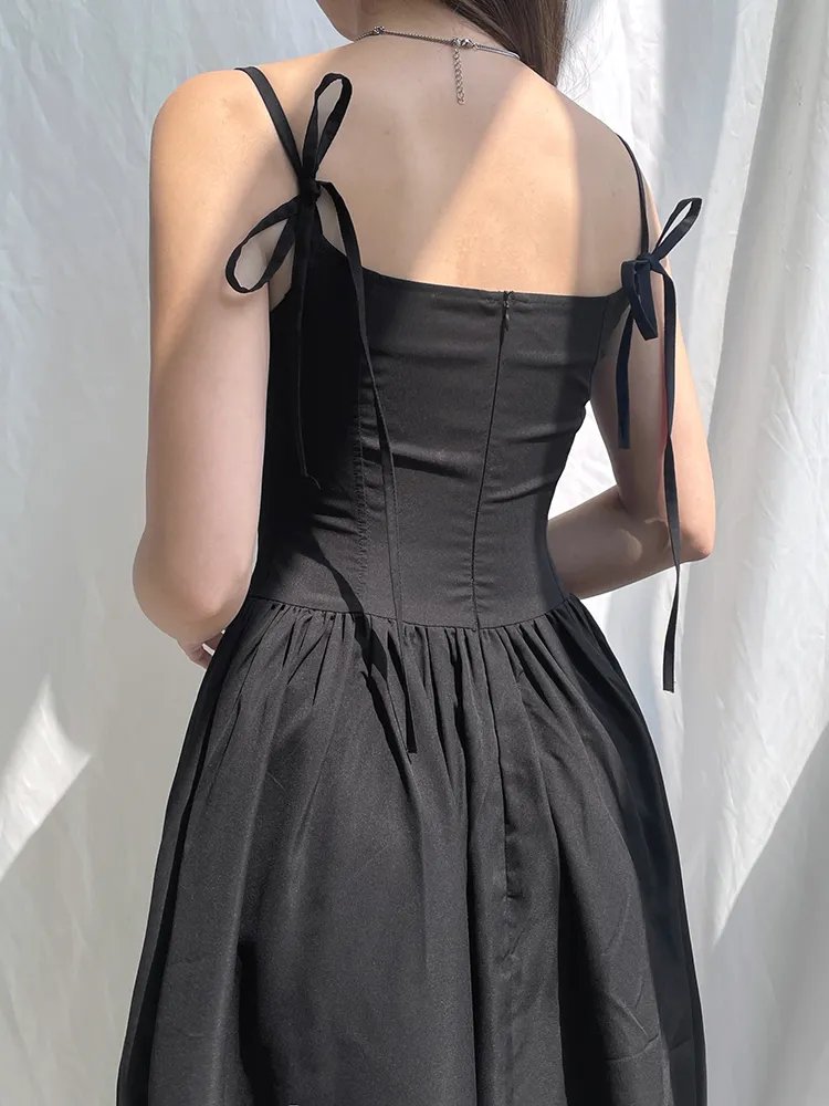 Corset Strap Long Dress