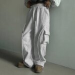 Stripe Stitched Baggy Sweatpants