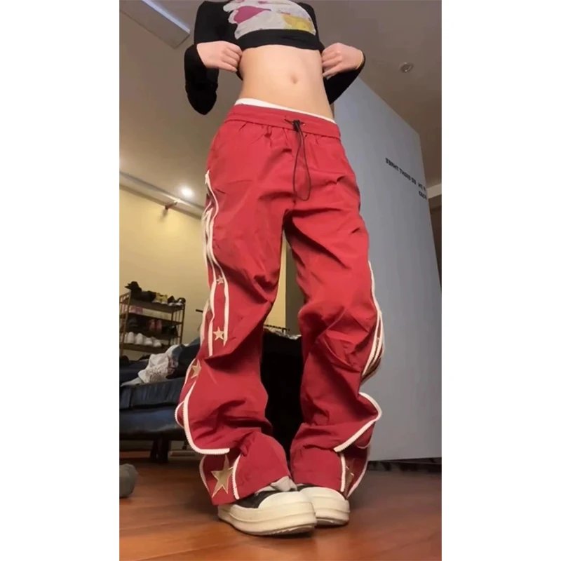 Baggy Wine Red Sweatpants