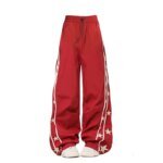 Baggy Wine Red Sweatpants