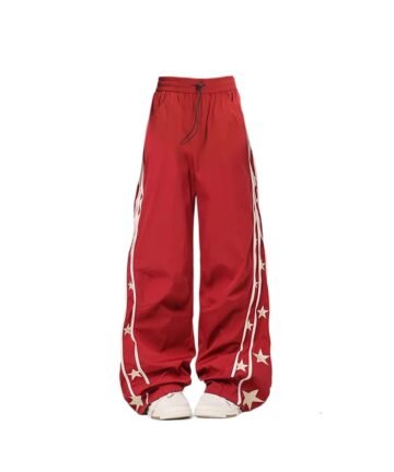 Baggy Wine Red Sweatpants