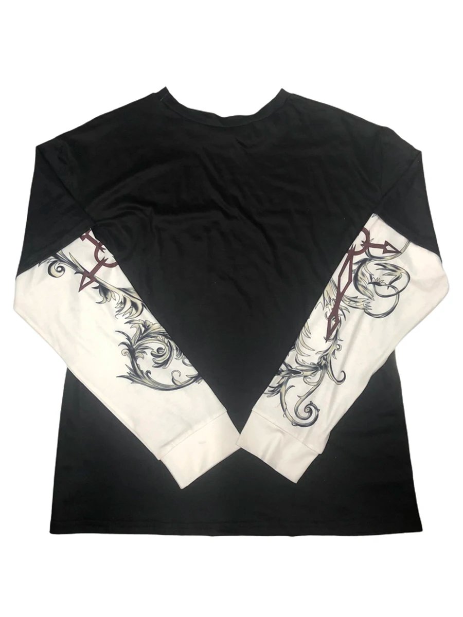 E-girl Gothic Graphics Print T Shirt E-girl Gothic Graphics Print T Shirt