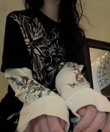 E-girl Gothic Graphics Print T Shirt 3 51475 osyi22