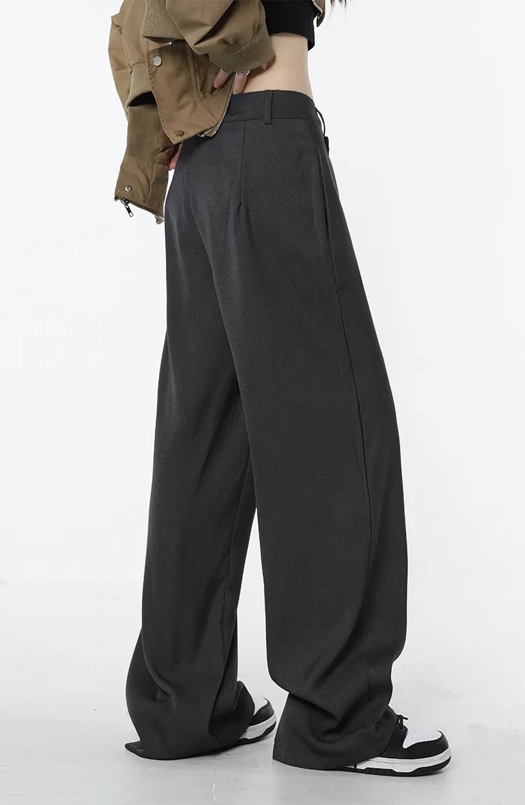 Asymmetrical Designed Loose High Waist Pants