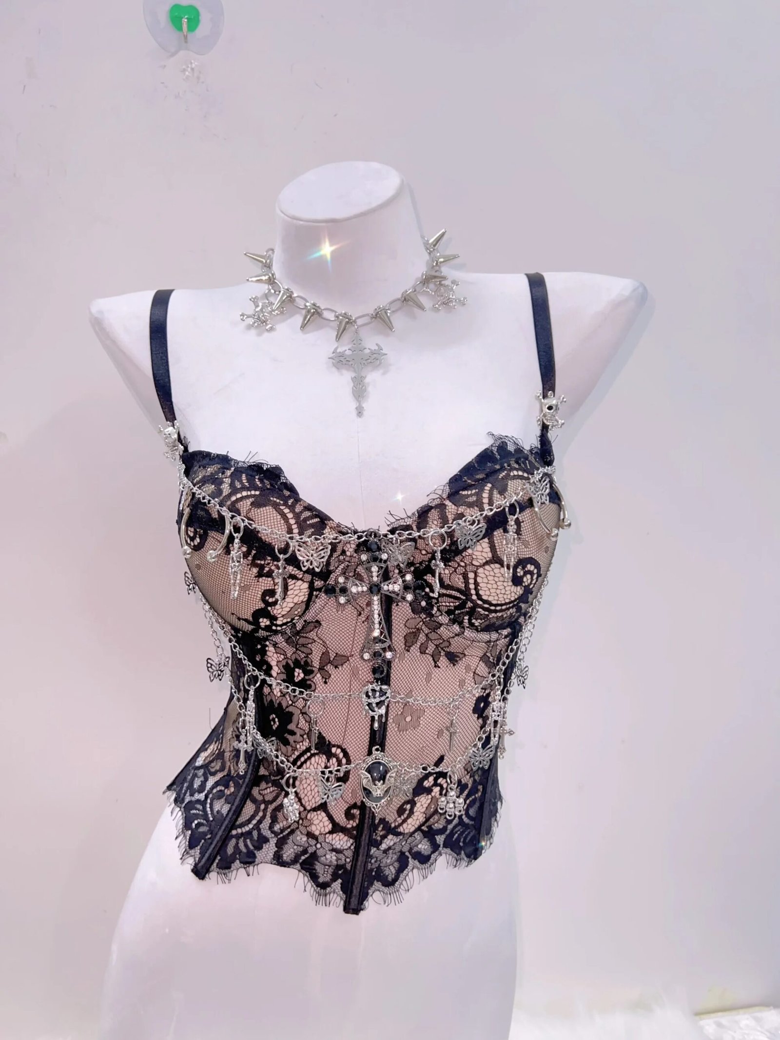 gothic cross crop top gothic cross crop top