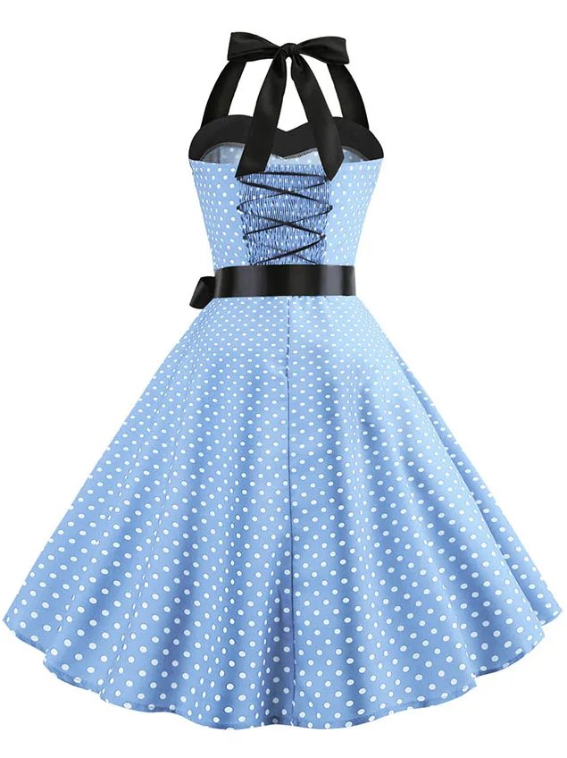 Polka Dot Print Dress