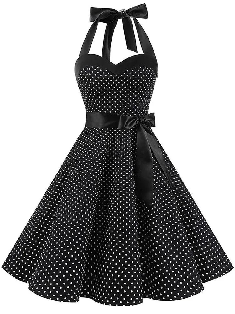 Polka Dot Print Dress