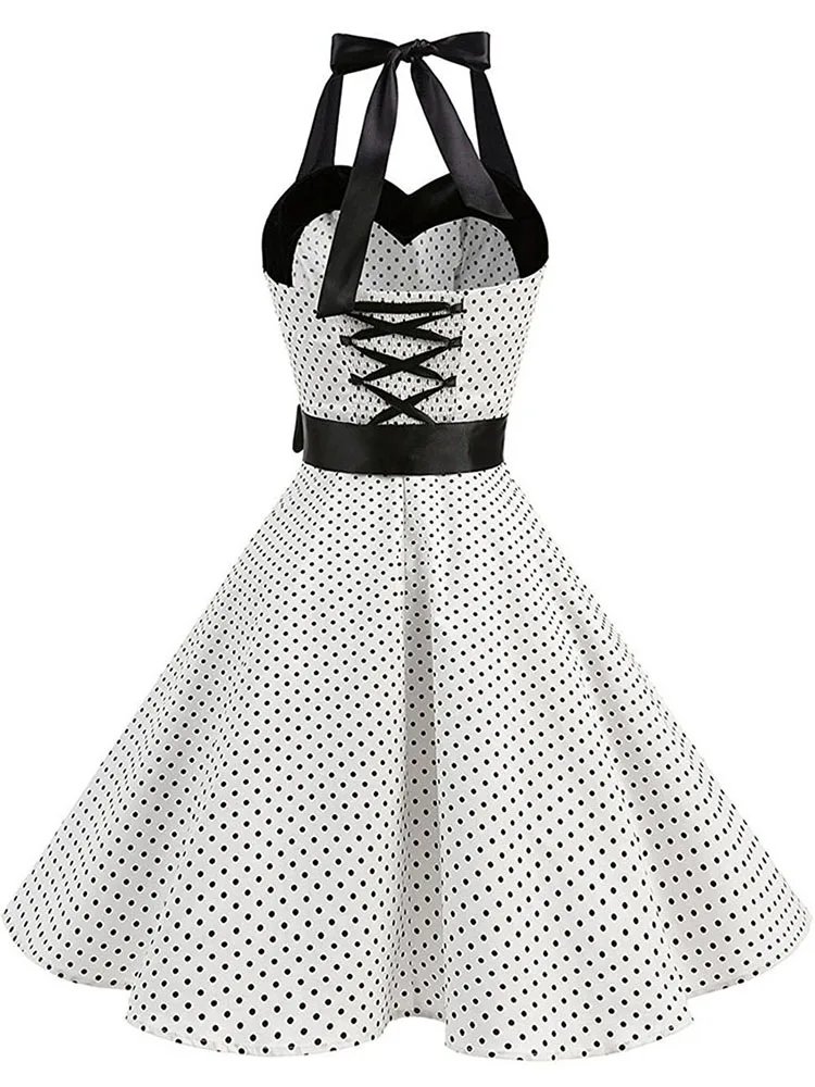 Polka Dot Print Dress