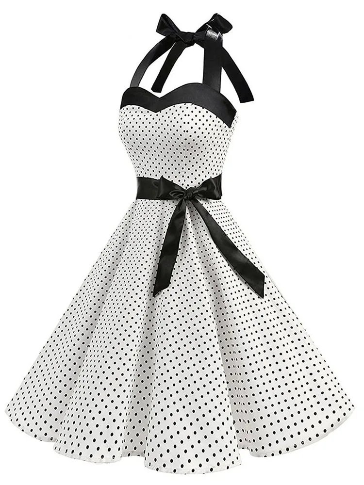 Polka Dot Print Dress