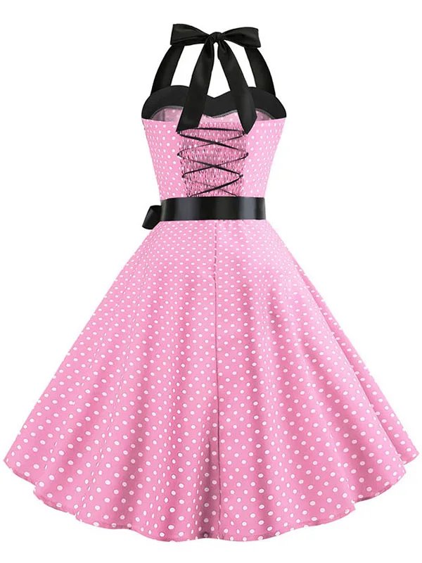 Polka Dot Print Dress