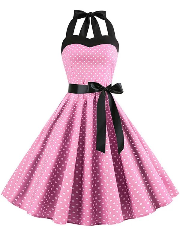 Polka Dot Print Dress