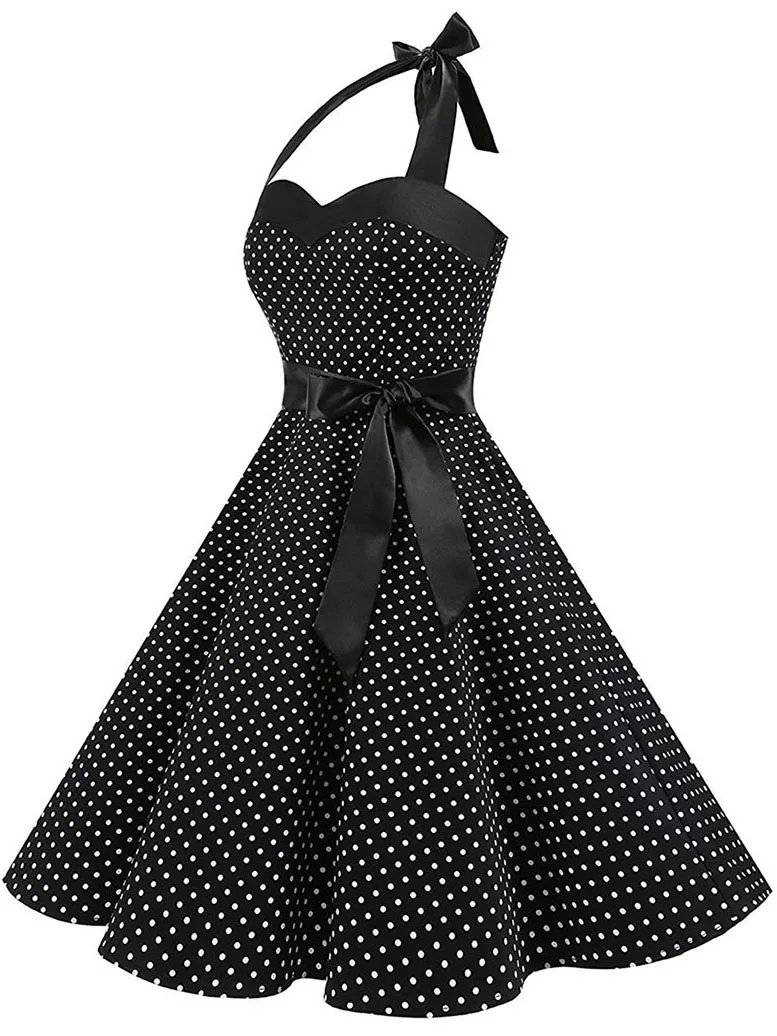 Polka Dot Print Dress