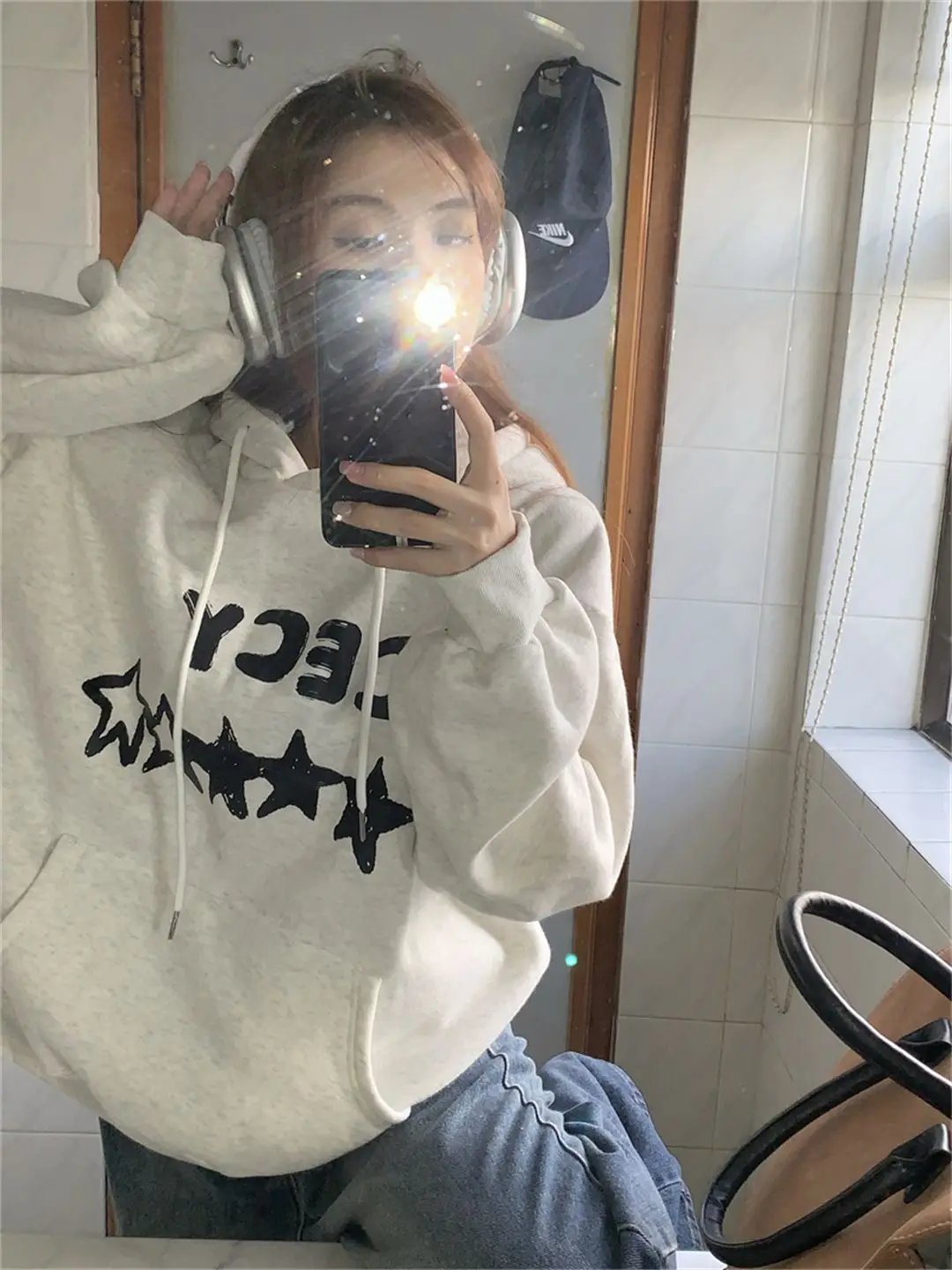 Vintage Star Gray Hoodies