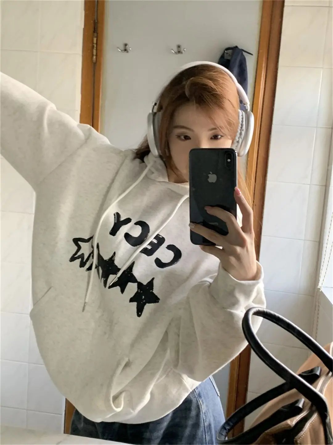 Vintage Star Gray Hoodies