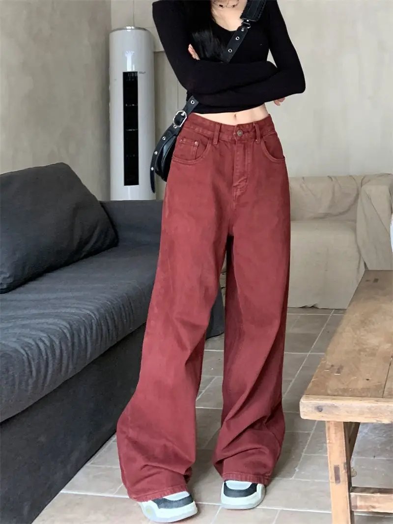 Red Baggy Jeans