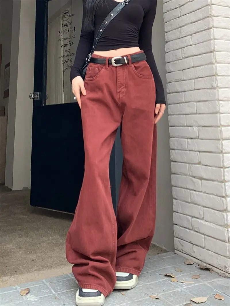 Red Baggy Jeans