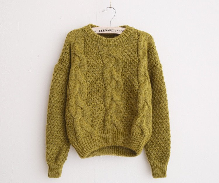 Women's Braid Sweater