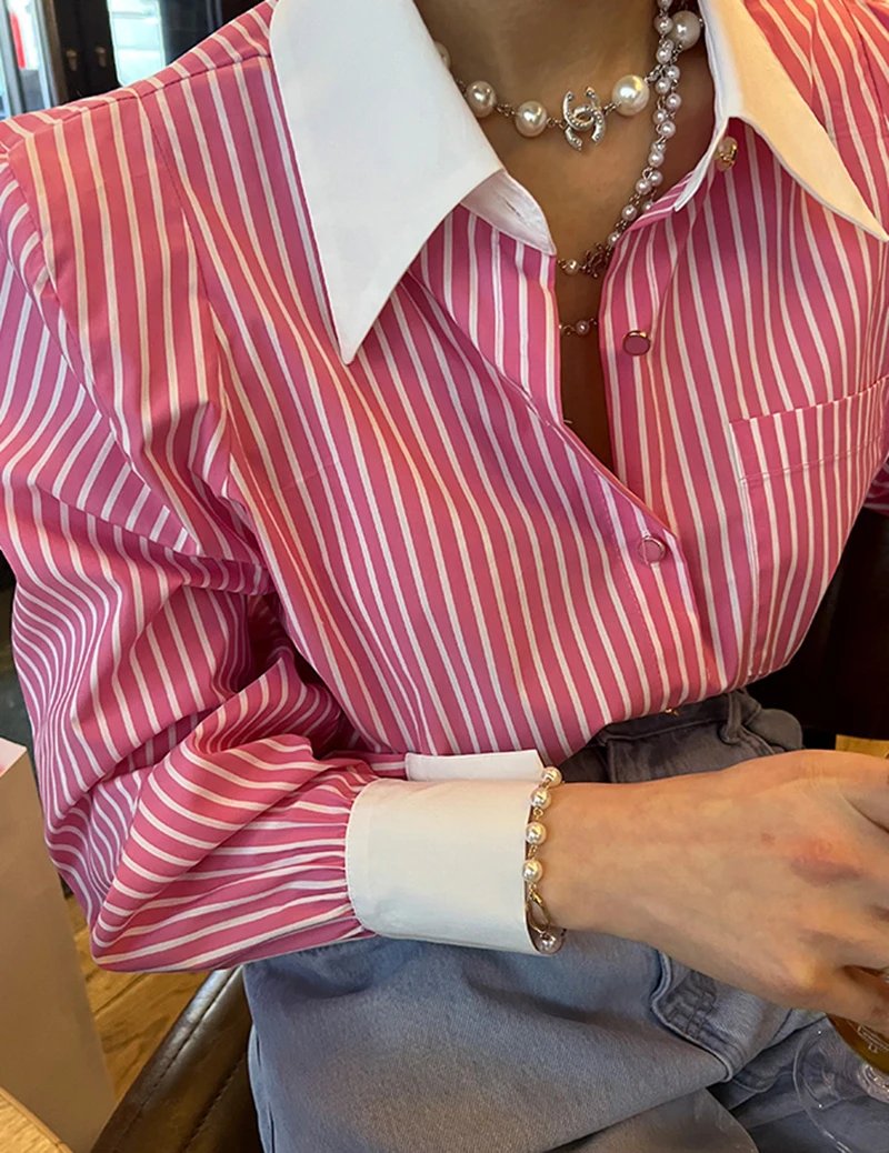 Elegant Striped Blouses