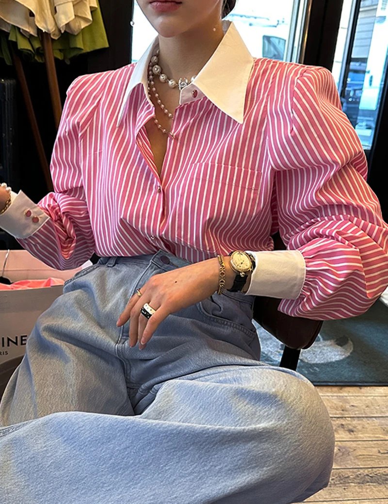 Elegant Striped Blouses