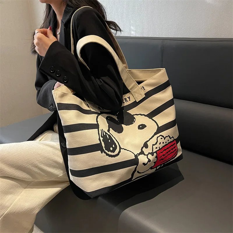 Snoopy Large Capacity Canvas Bag