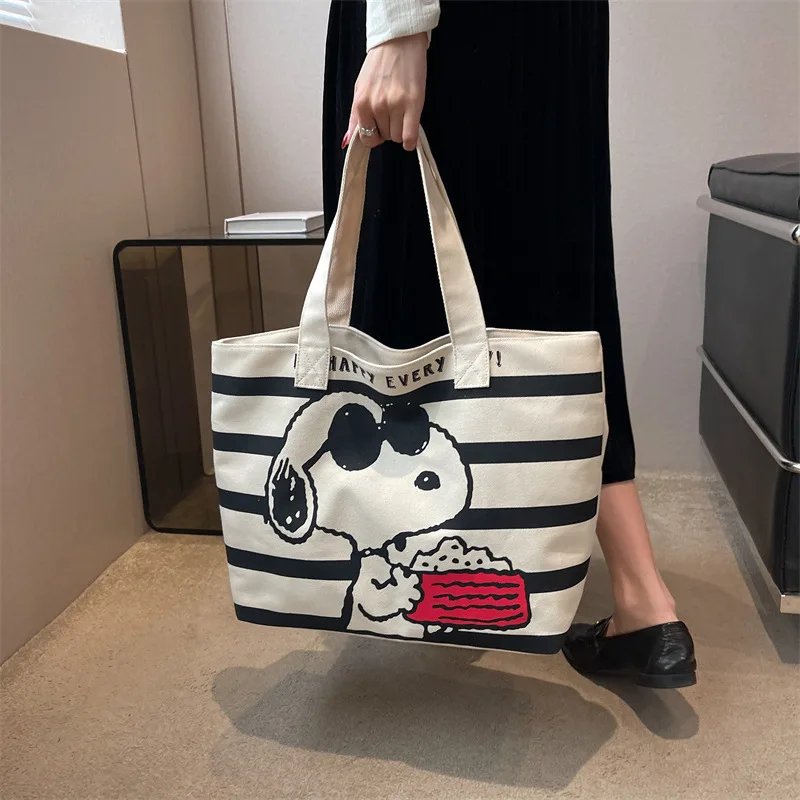 Snoopy Large Capacity Canvas Bag