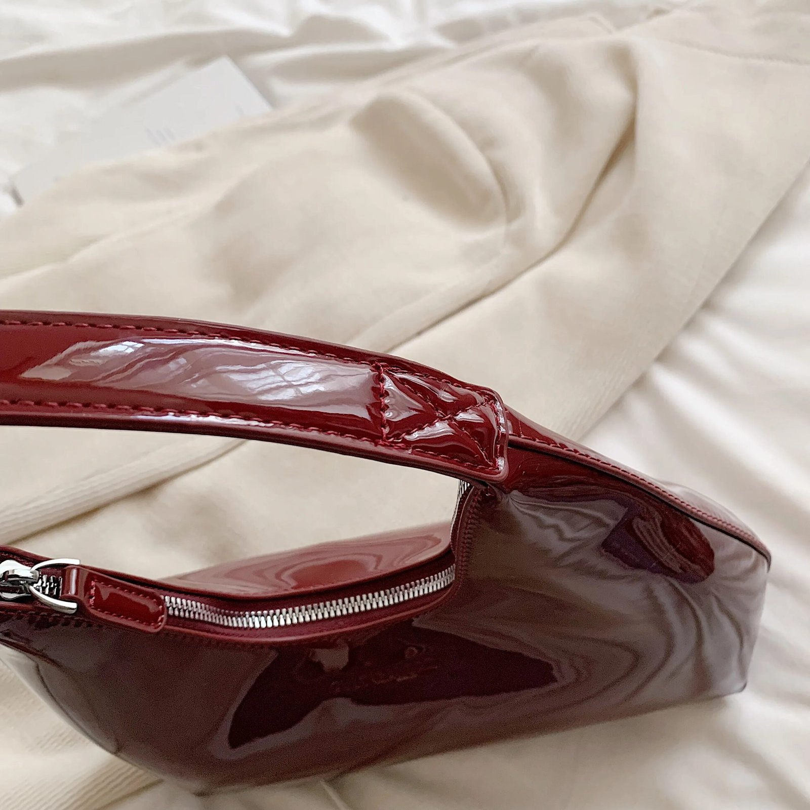 Patent Leather Shoulder Bag