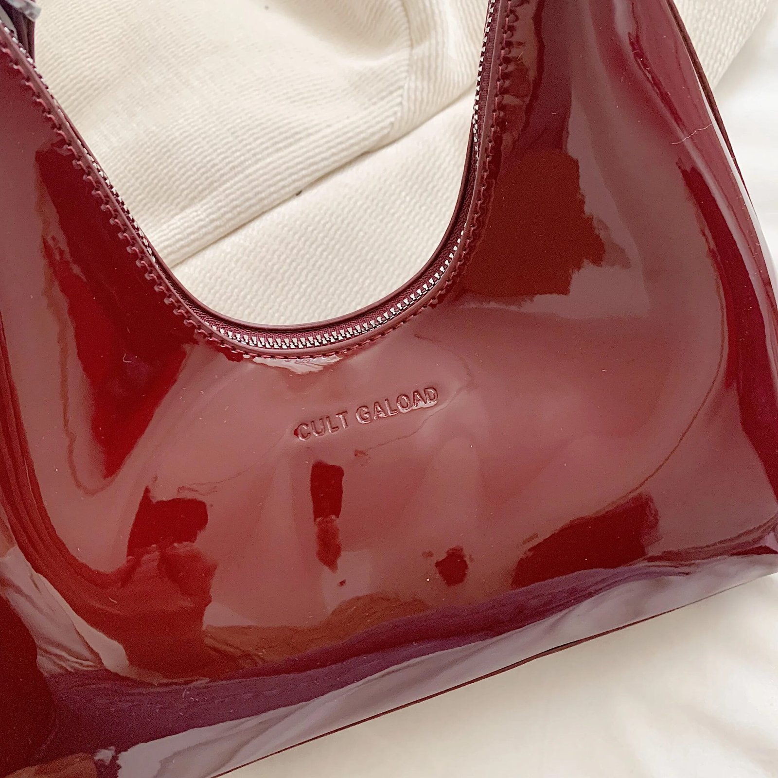 Patent Leather Shoulder Bag